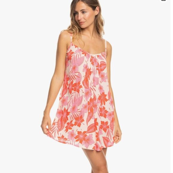 Roxy Other - Roxy Summer Adventures Coverup Dress Women's Size M Floral Swimsuit Coverup NWT